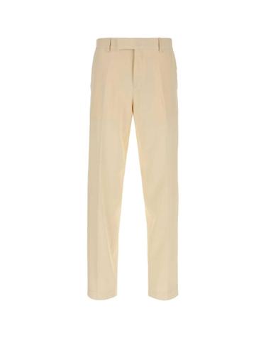 [해외직구][X45]펜디 FB1108AYUE F0RQ0 남성 바지 면바지 조거 카고 와이드 Cream gabardine pant