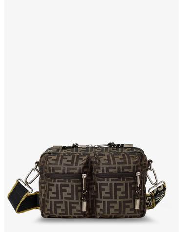 [해외직구][N85]펜디 7VA695 남성 벨트백 힙색 범백 FENDI Camera Case Superlight FF Zucca Fabric crossbody bag