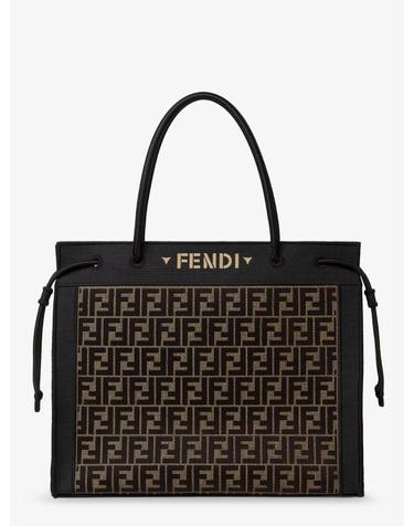 [해외직구][N85]펜디 8BH379 여성 토트백 쇼퍼백 숄더백 FENDI Magic Shopper bag in FF fabric with embroidered logo on the front