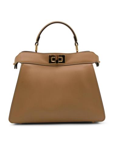 [해외직구][B47]펜디 8BN327AWQVF1WGB 여성 토트백 탑핸들백 가방 BEIGE LEATHER PEKABOO ISEEU SMALL TOP HANDLE BAG