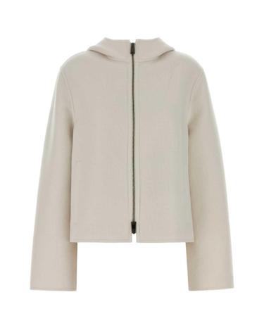 [해외직구][X45]펜디 FW5164B1HE F0QM0 여성 자켓 베스트 블레이저 봄버 데님 White wool blend jacket