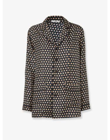 [해외직구][N85]펜디 FS8378 여성 셔츠 블라우스 남방 FENDI Pajamas printed silk shirt
