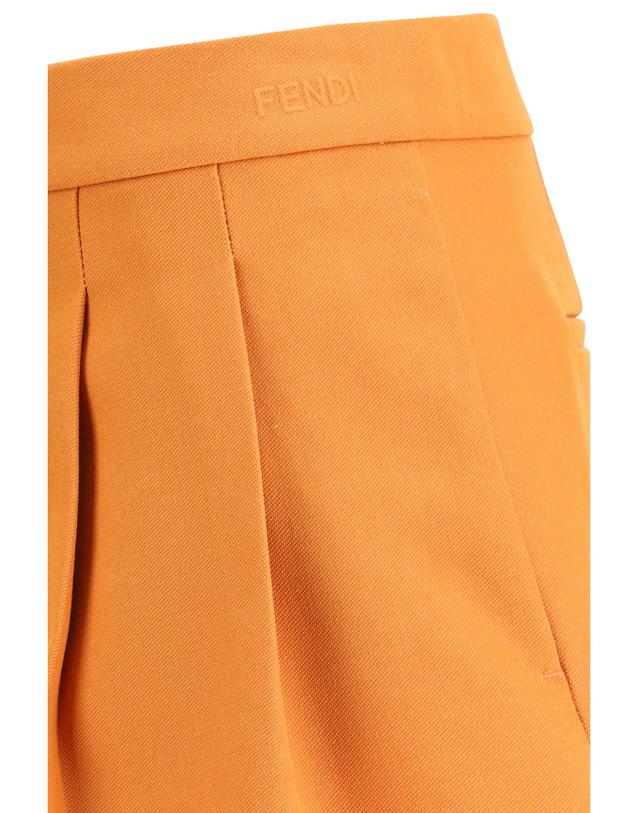 펜디 [해외직구][K68]펜디 FR6690AJYF F1UKE 여성 반바지 버뮤다팬츠 숏팬츠 쇼츠 Grain de Poudre wool Shorts 착용컷