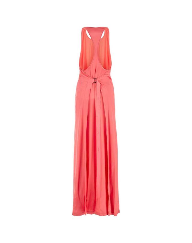 펜디 [해외직구][X45]펜디 FDC628ANQ9 F1K9Y 여성 원피스 드레스 롱원피스 맥시원피스 Pink satin long dress 착용컷