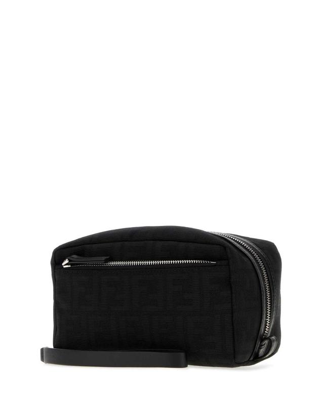 펜디 [해외직구][X45]펜디 8N0216B16F F0QA1 남성 토트백 쇼퍼백 크로스백 Embroidered jacquard small beauty case 착용컷