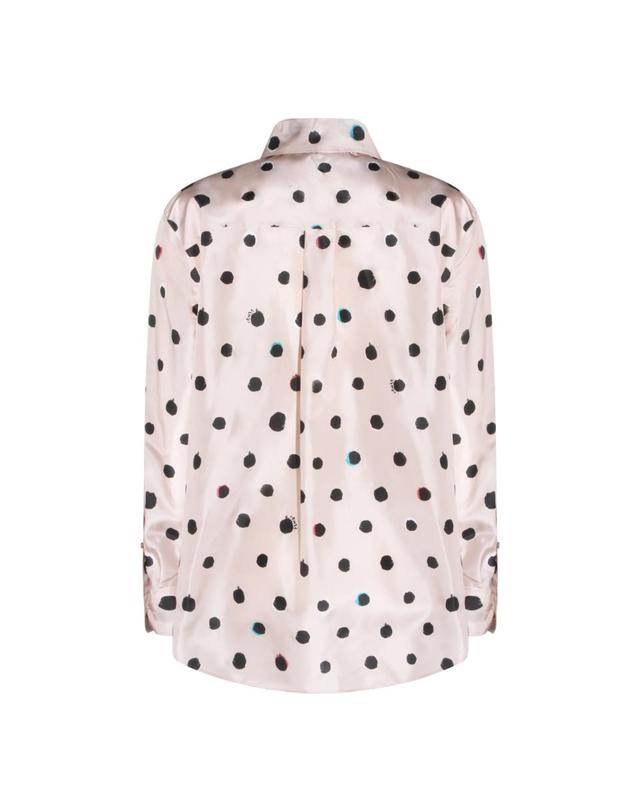 펜디 [해외직구][B47]펜디 FS8312AVJQF1UKB 여성 셔츠 남방 블라우스 BEIGE SILK SHIRT 착용컷