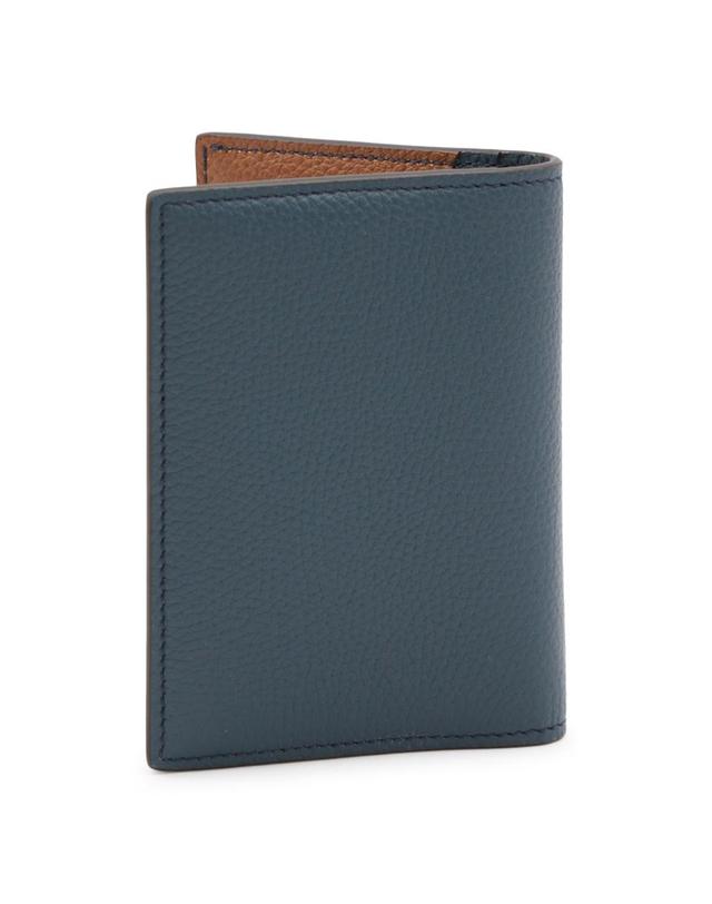 펜디 [해외직구][B47]펜디 7M0381B09XF1X5Z 남성 카드지갑 카드홀더 BLUE AND BROWN LEATHER CARD HOLDER 착용컷
