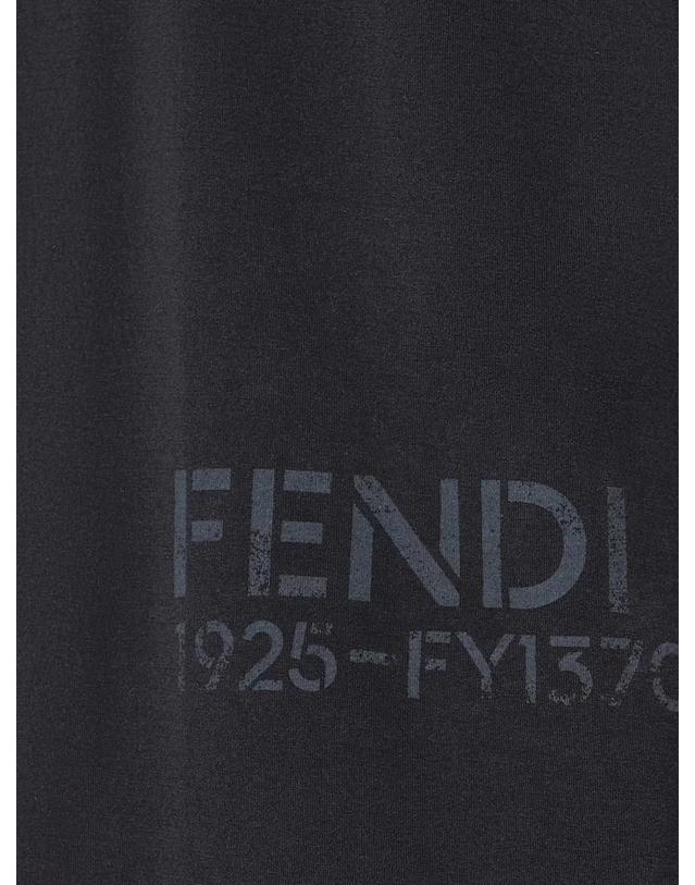펜디 [해외직구][N85]펜디 FY1370 남성 티셔츠 민소매 긴소매 탑 FENDI Cotton T shirt 착용컷