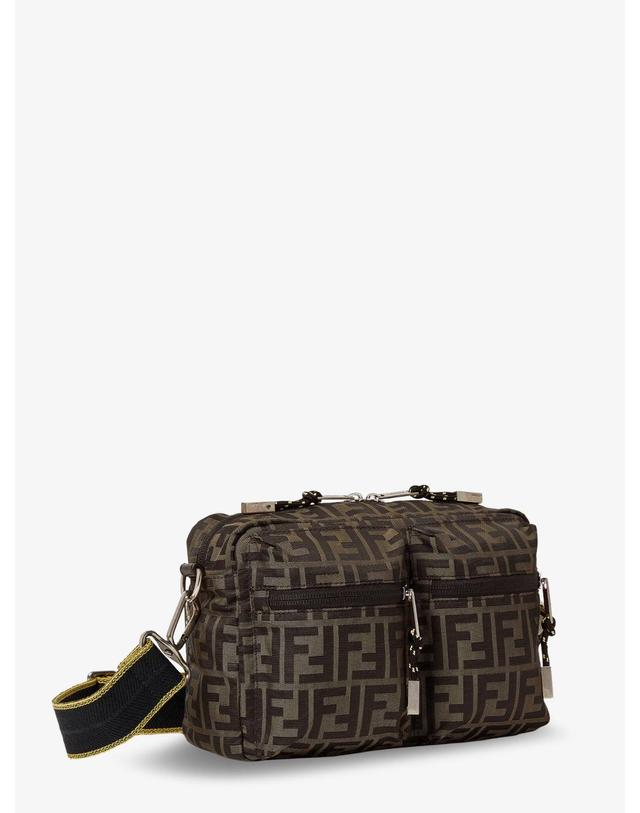 펜디 [해외직구][N85]펜디 7VA695 남성 벨트백 힙색 범백 FENDI Camera Case Superlight FF Zucca Fabric crossbody bag 착용컷