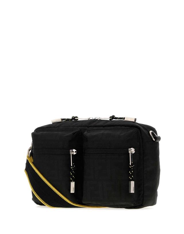 펜디 [해외직구][X45]펜디 7VA695B12N F0QA1 남성 토트백 쇼퍼백 크로스백 Embroidered fabric Camera Case crossbody bag 착용컷