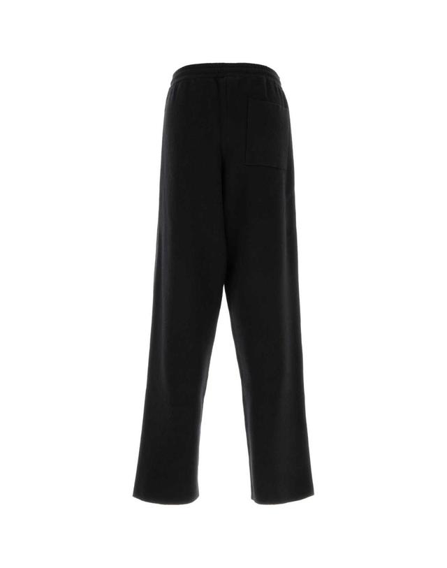 펜디 [해외직구][X45]펜디 FZR034B1I8 F0D9J 남성 바지 면바지 조거 카고 와이드 Black stretch cashmere blend joggers 착용컷