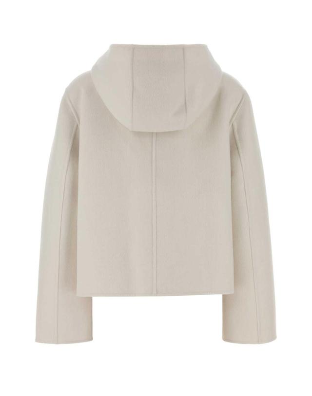 펜디 [해외직구][X45]펜디 FW5164B1HE F0QM0 여성 자켓 베스트 블레이저 봄버 데님 White wool blend jacket 착용컷