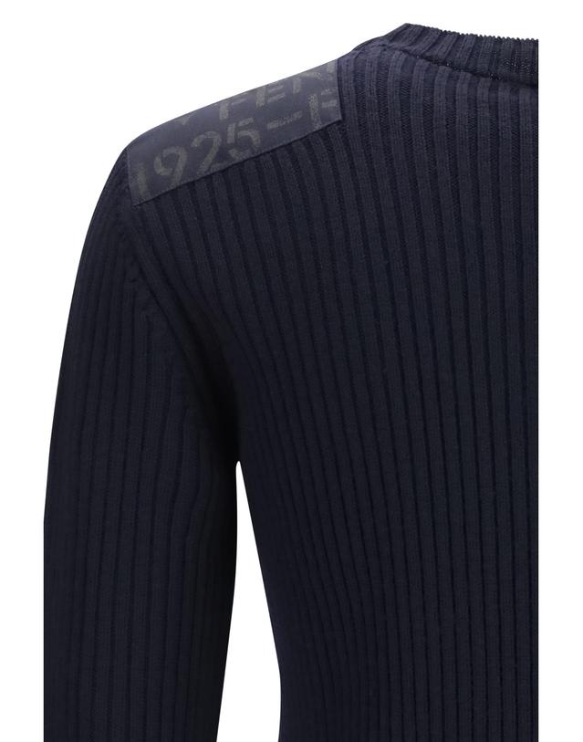 펜디 [해외직구][K68]펜디 FZX226B1Q1 F0QG3 남성 니트 스웨터 가디건 Ribbed wool Sweater 착용컷