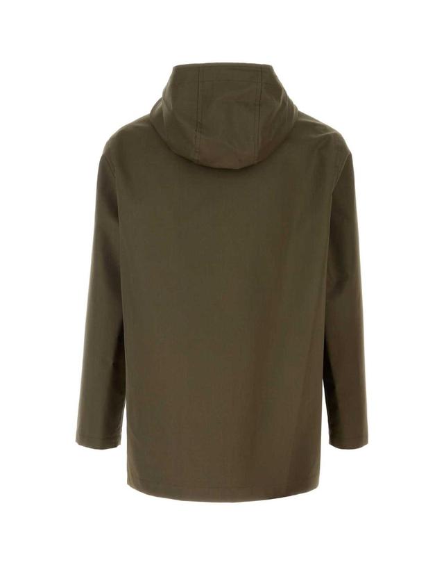 펜디 [해외직구][X45]펜디 FF0903B1UE F1XEW 남성 블레이저 봄버 캐주얼자켓 Army green jacquard parka coat 착용컷
