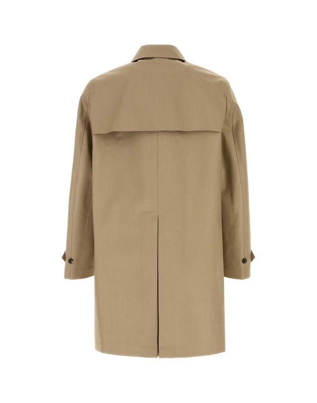 펜디 [해외직구][X45]펜디 FF0874B1UE F0CJU 남성 코트 하프 롱 트렌치 오버 Beige Mackintosh trench coat 착용컷