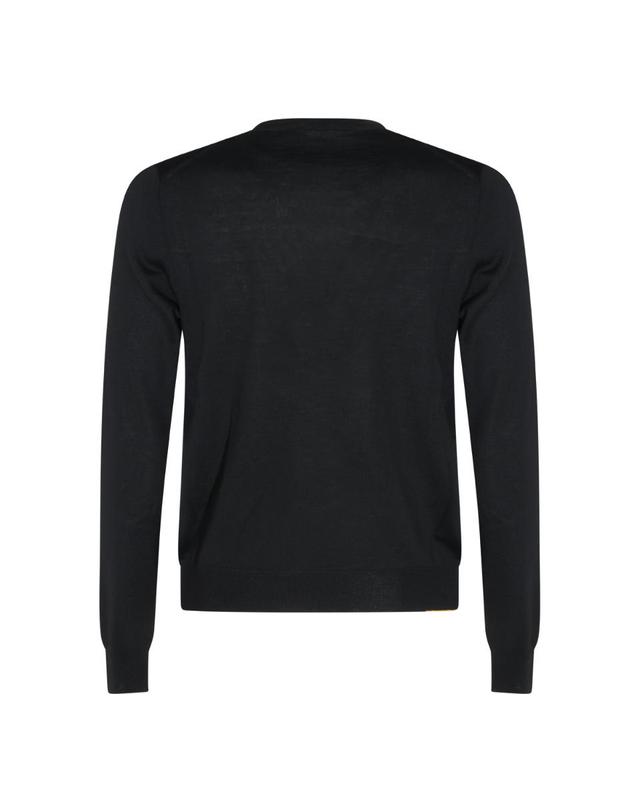 펜디 [해외직구][B47]펜디 FZX203B1Q2F0QA1 남성 니트 스웨터 가디건 BLACK WOOL SWEATER 착용컷