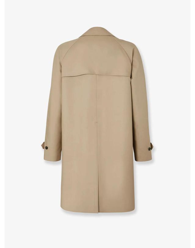 펜디 [해외직구][N85]펜디 FF0874 남성 트렌치코트 하프코트 레인코트 FENDI Double breasted Mackintosh fabric trench 착용컷