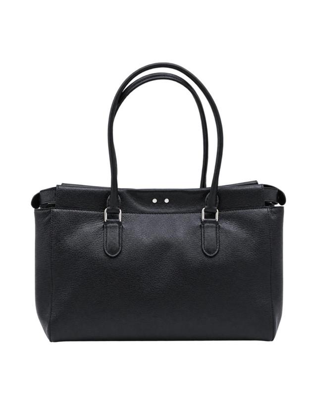 펜디 [해외직구][B47]펜디 8BN380B1E3F0QA1 여성 탑핸들백 토트백 BLACK LEATHER PEEKABOO TOTE SMALL BAG 착용컷