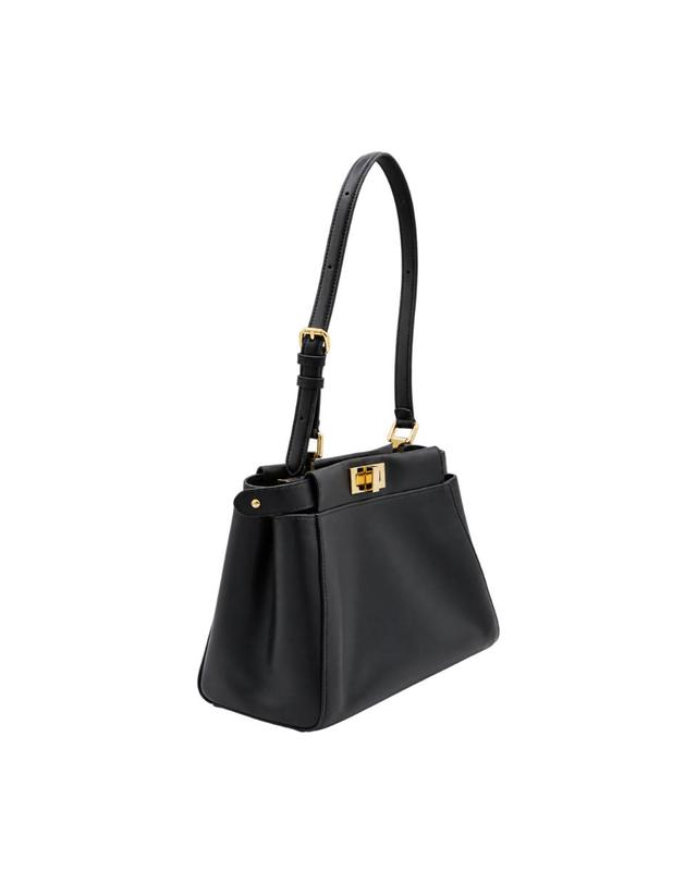 펜디 [해외직구][B47]펜디 8BN374B1E6F0QA1 여성 토트백 탑핸들백 가방 BLACK MY PEEKABOO SMALL CALFSKIN LEATHER HANDBAG 착용컷