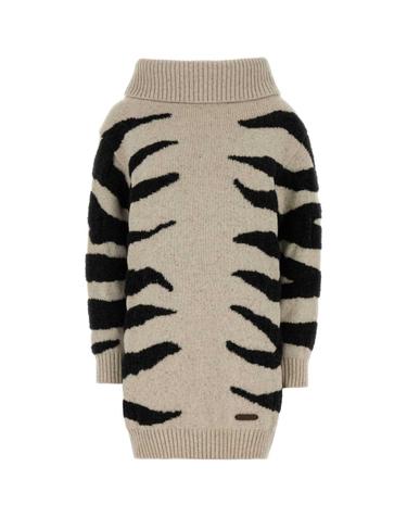 [해외직구][X45]모스키노 A04975503 4006 여성 원피스 롱 미디 미니 드레스 Sand wool blend sweater dress