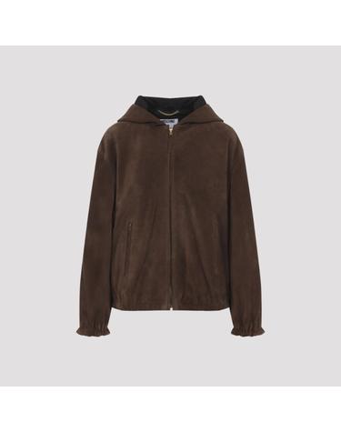 [해외직구][D14]모스키노 262DA37035472 0102 MARRONE 여성 자켓 코트 아우터 Moschino Suede Jacket