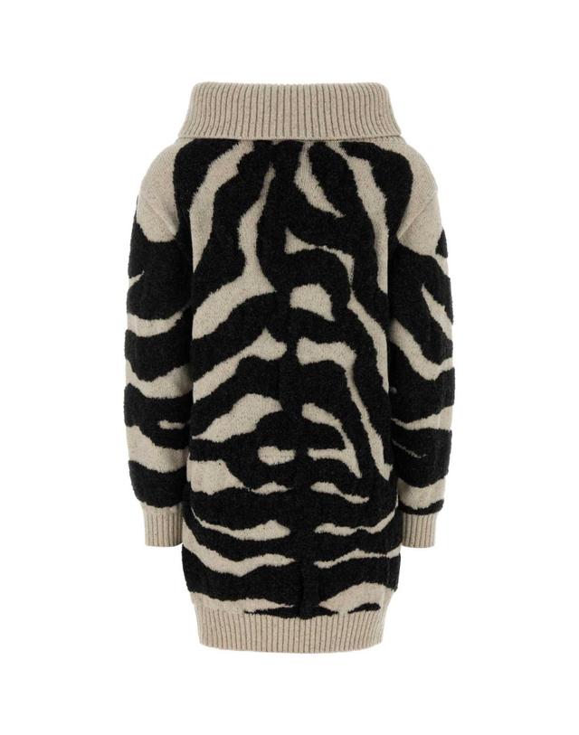 모스키노 [해외직구][X45]모스키노 A04975503 4006 여성 원피스 롱 미디 미니 드레스 Sand wool blend sweater dress 착용컷