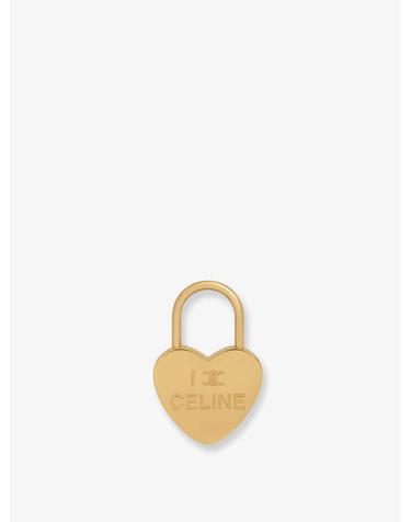 [해외직구][N85]셀린느 B101P6BRA 여성 팔찌 목걸이 반지 주얼리 CELINE Heart shaped brass charm