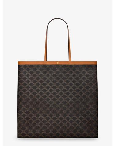 [해외직구][N85]셀린느 123842O90 남성 토트백 쇼퍼백 탑핸들백 CELINE Triomphe fabric Shopper bag