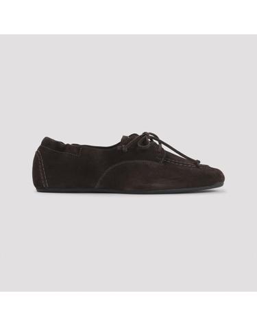[해외직구][D14]셀린느 368097029 19DK DARK BROWN 남성 로퍼 모카신 단화 Celine Lace Up Loafer