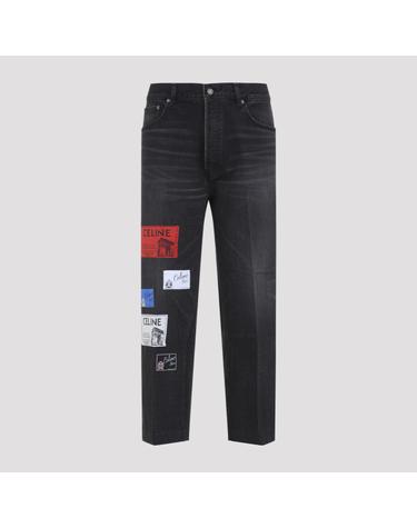 [해외직구][D14]셀린느 RP0ZC932F GDN6 MAX BLACK WASH 남성 데님진 청바지 하의 Celine Boyfriend Jeans 001