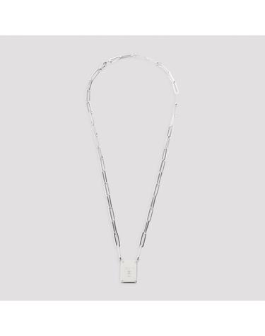 [해외직구][D14]셀린느 B10GN4W96 36SI SILVER 남성 팔찌 브레이슬릿 목걸이 악세사리 Celine Tag Necklace