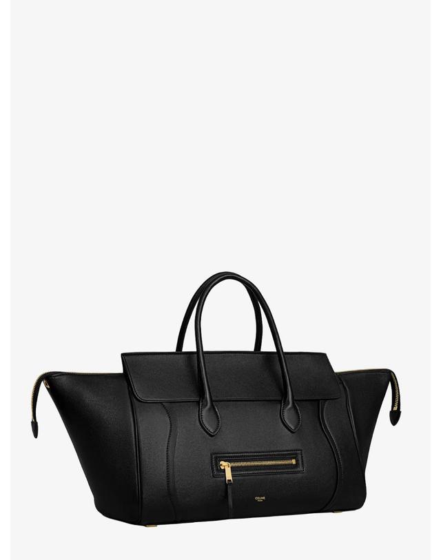 셀린느 [해외직구][N85]셀린느 L108K3056 여성 토트백 쇼퍼백 탑핸들백 CELINE Luggage leather handbag with logo lettering on the front 착용컷