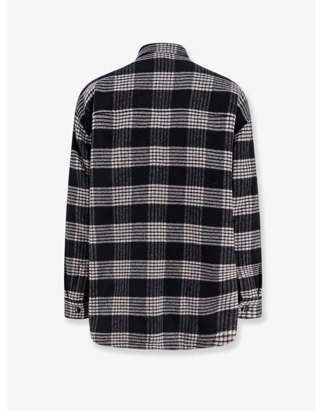 셀린느 [해외직구][N85]셀린느 RV0RT0E62 남성 셔츠 남방 CELINE Quilted Overshirt wool shirt 착용컷