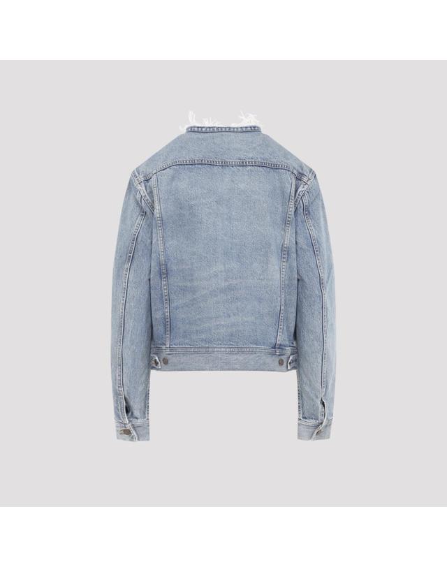 셀린느 [해외직구][D14]셀린느 RV1T1930F GDO5 CLEAR WATERFALL 남성 자켓 코트 아우터 TRUCKER JACKET 착용컷
