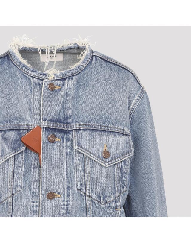 셀린느 [해외직구][D14]셀린느 RV1T1930F GDO5 CLEAR WATERFALL 남성 자켓 코트 아우터 TRUCKER JACKET 착용컷