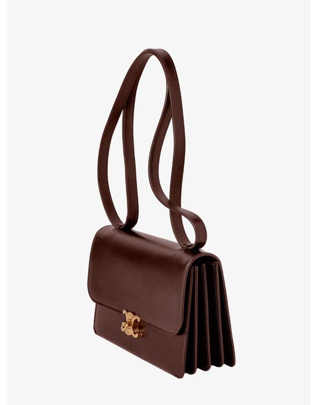 셀린느 [해외직구][N85]셀린느 L105F5C11 여성 크로스백 숄더백 쇼퍼백 CELINE Le 17 leather shoulder bag with metal Triomphe closure 착용컷