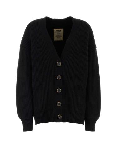 [해외직구][X45]UMA WANG UK7146 UW900 여성 스웨터 니트 가디건 Black cashmere oversize cardigan