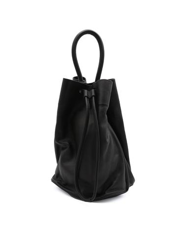 [해외직구][B47]UMA WANG UB0092UW900 여성 토트백 탑핸들백 숄더백 쇼퍼백 BLACK LEATHER MEDIUM SAC BAG