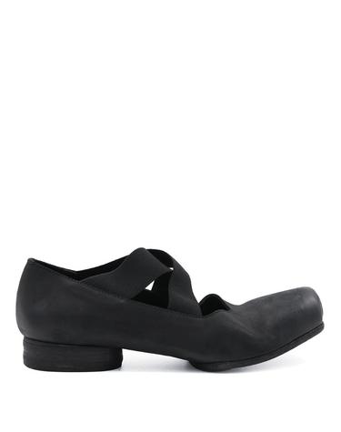 우마 왕 [해외직구][B47]UMA WANG US9001UW900 여성 플랫슈즈 슬리퍼 샌들 뮬 BLACK LEATHER BALLET FLATS