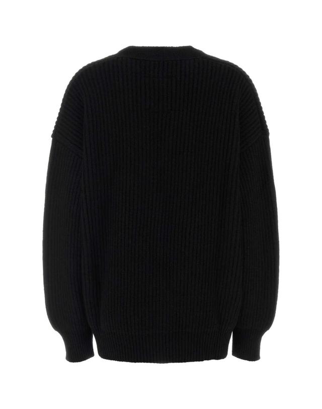 우마 왕 [해외직구][X45]UMA WANG UK7146 UW900 여성 스웨터 니트 가디건 Black cashmere oversize cardigan 착용컷