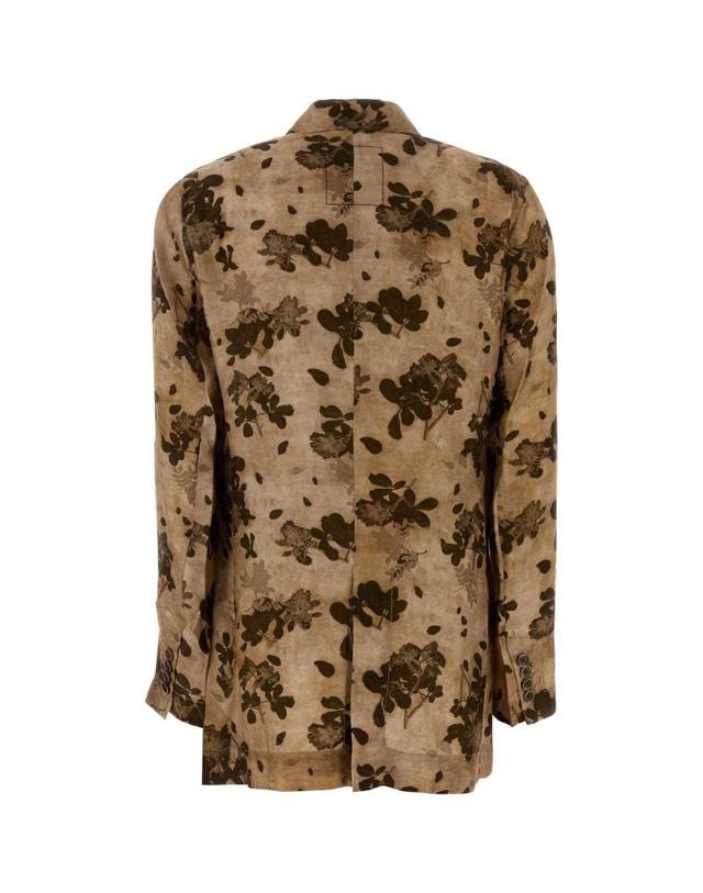 우마 왕 [해외직구][X45]UMA WANG UP6026 UW026 여성 자켓 베스트 다운베스트 질렛 Printed satin Khloe blazer 착용컷