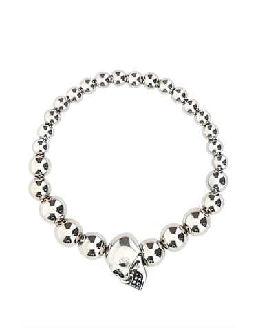 [해외직구][X45]알렉산더 맥퀸 554504J160Y 0446 남성 팔찌 브레이슬릿 남자팔찌 Silver metal bracelet