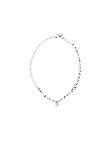 [해외직구][K68]알렉산더 맥퀸 854564J161B 1026 남성 목걸이 넥클리스 악세사리 Pearl skull Necklace