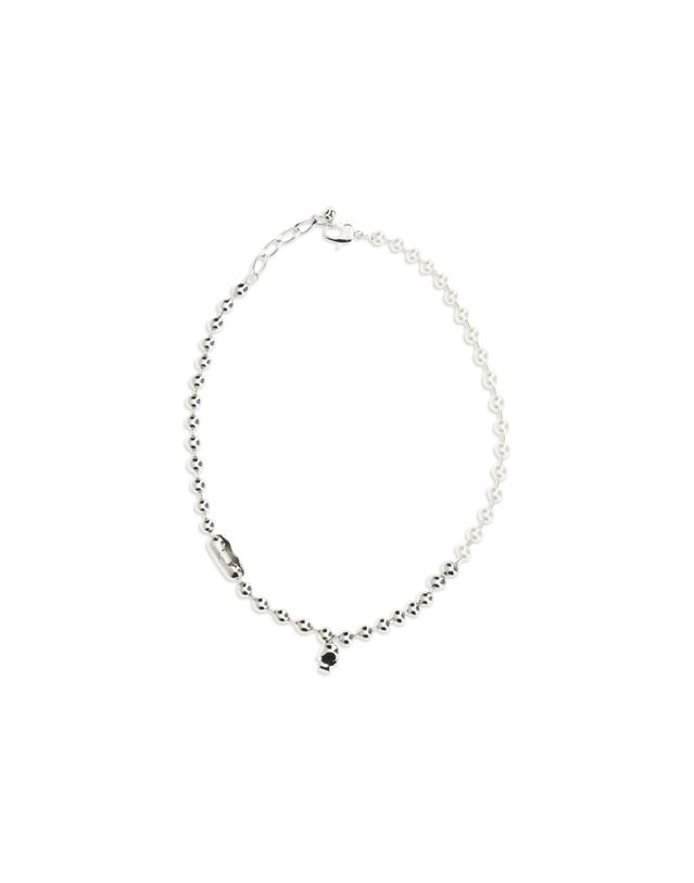 알렉산더 맥퀸 [해외직구][K68]알렉산더 맥퀸 854564J161B 1026 남성 목걸이 넥클리스 악세사리 Pearl skull Necklace 착용컷