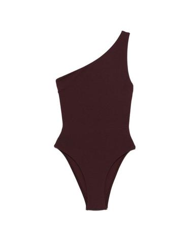 [해외직구][A94]MATTEAU ASYMMAUB CR 여성 비치웨어 수영복 MATTEAU MATTEAU One Shoulder Swimsuit