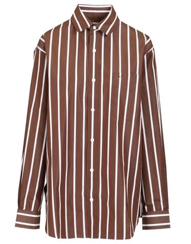 [해외직구][A94]MATTEAU CLSSHCHC STR 여성 셔츠 블라우스 MATTEAU MATTEAU Classic Stripe Shirt