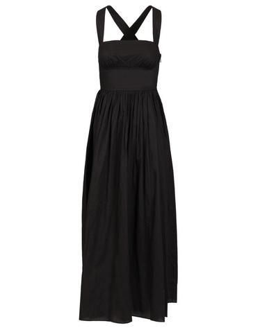 [해외직구][A94]MATTEAU CBMDR PLBLK 여성 미디원피스 드레스 MATTEAU MATTEAU Crossback Midi Dress