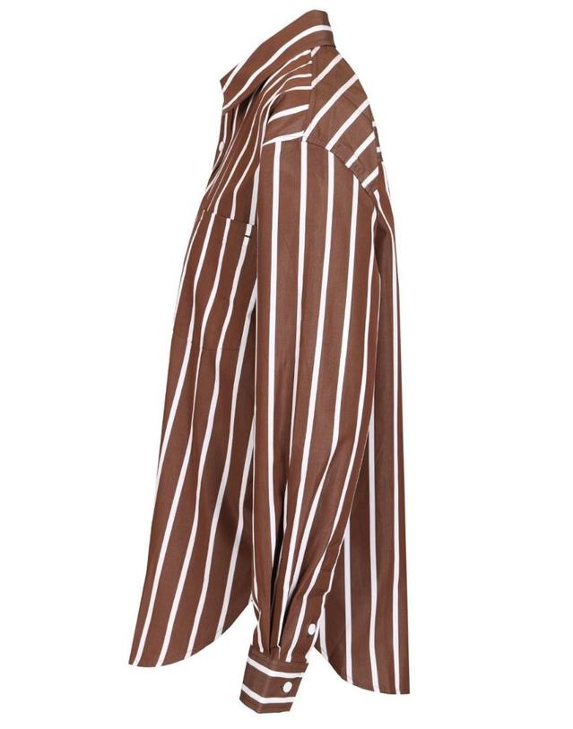마티유 [해외직구][A94]MATTEAU CLSSHCHC STR 여성 셔츠 블라우스 MATTEAU MATTEAU Classic Stripe Shirt 착용컷