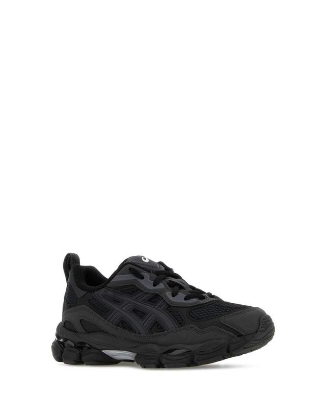 아식스 [해외직구][X45]아식스 1203A735 001 여성 스니커즈 단화 운동화 Black mesh and synthetic leather GEL NYC RGD sneakers 착용컷