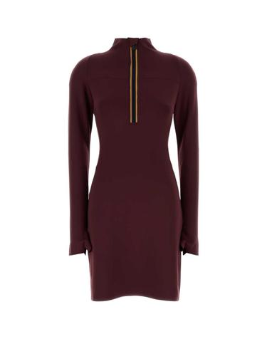 [해외직구][X45]K WAY K81521W 085 여성 원피스 롱 미디 미니 드레스 Burgundy scuba Minid mini dress